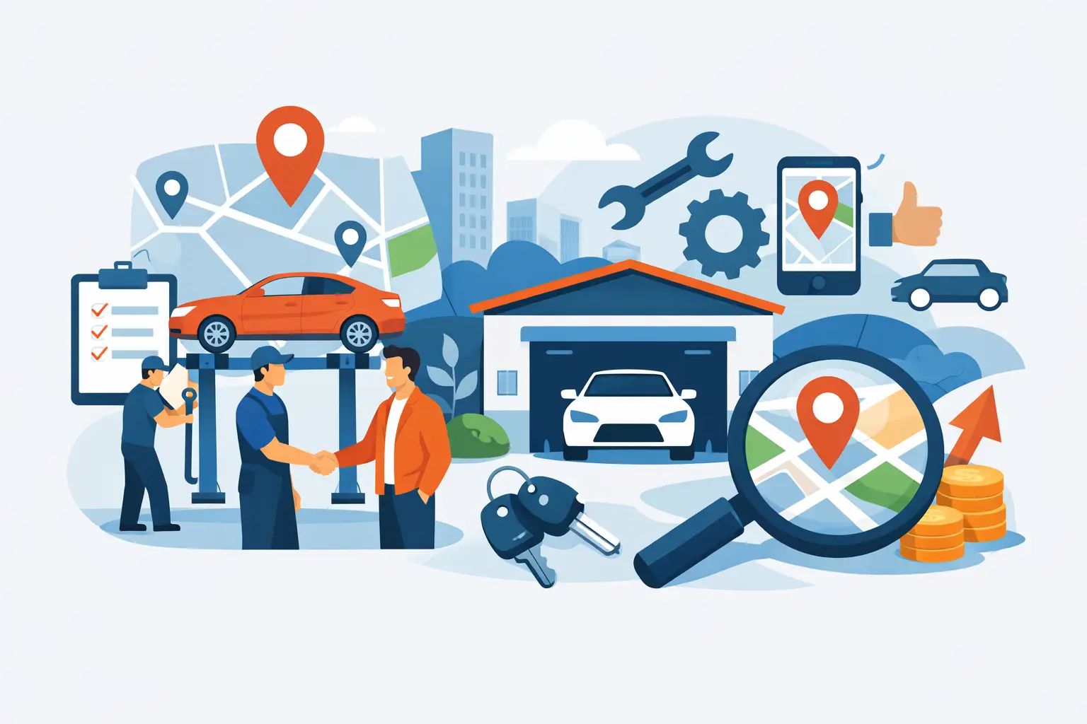 Jak získat lokální zakázky pro autoservis