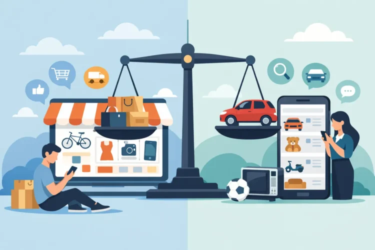 Online bazar vs Sbazar: Co se víc vyplatí